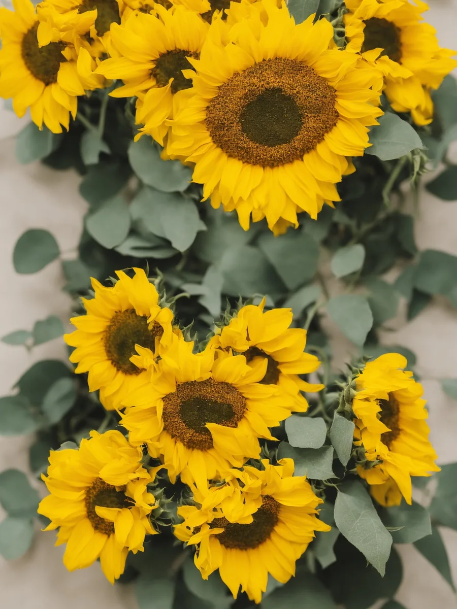 Ramo de girasoles Solsticio